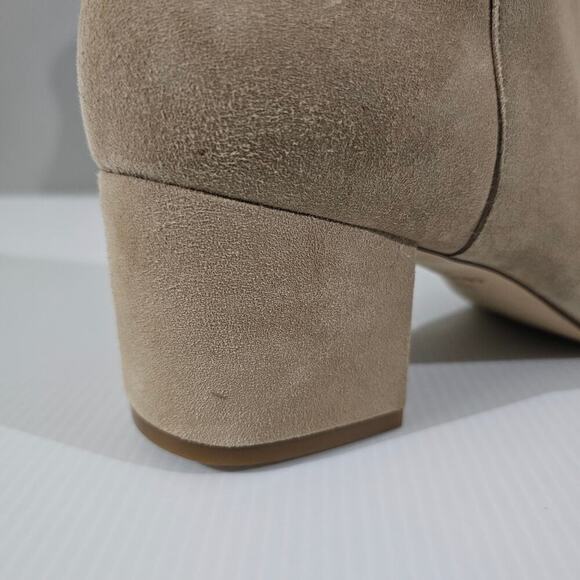 Cole Haan Elyse Ankle Bootie Womens 11 Latte Tan Suede Pointed Toe Dressy Heel - Picture 11 of 16